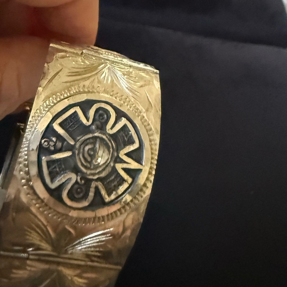 Sterling Silver Story Panel Bracelet - Picture 2 of 8